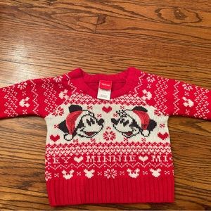 Disney Mickey and Minnie Christmas Sweater